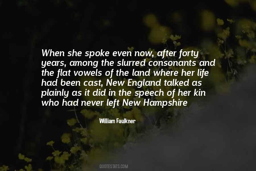 Quotes About New England #1212503