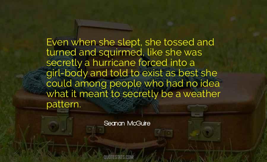 Girl Hurricane Quotes #1714113