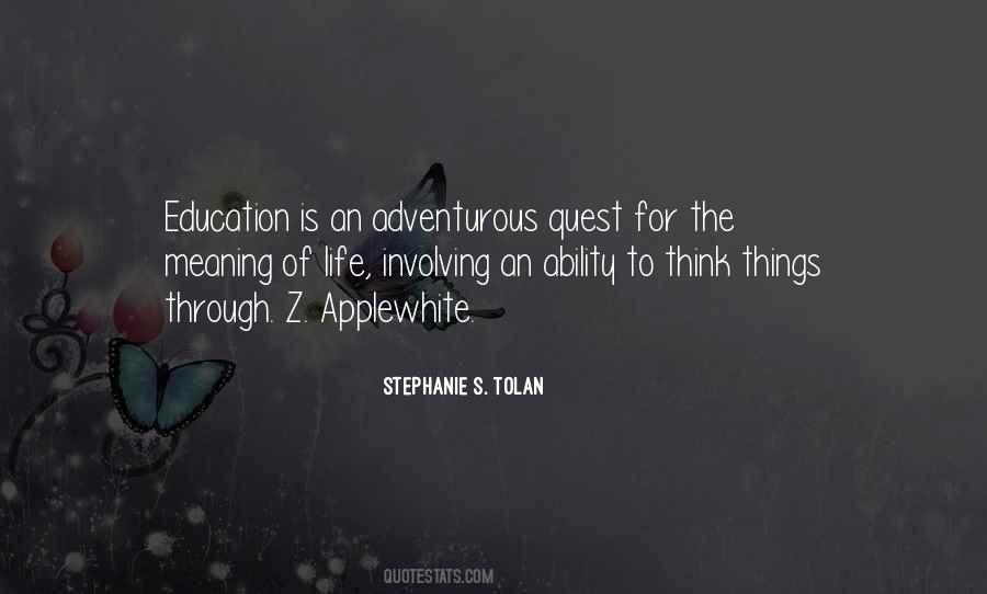 Quotes About Adventurous Life #180458