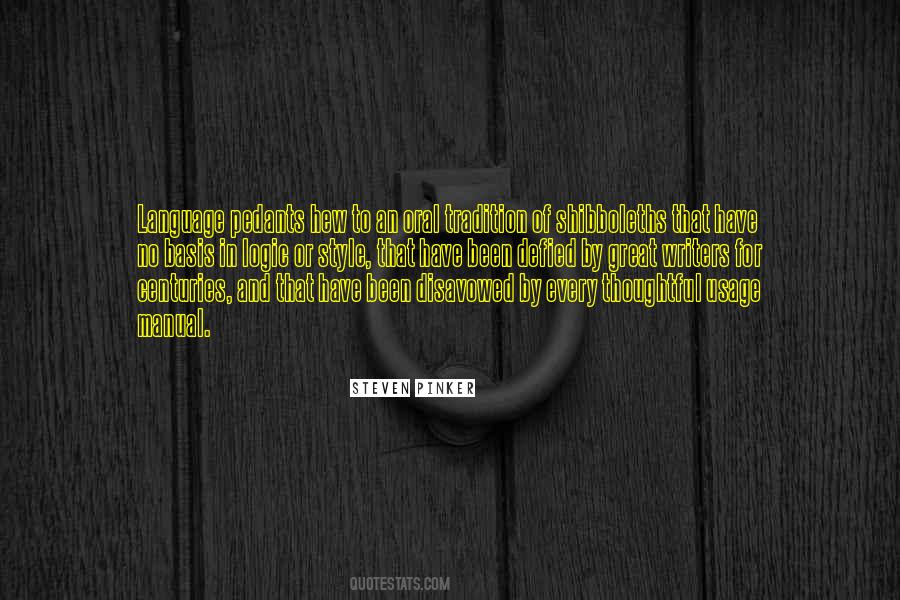 Quotes About Oral Language #1658308