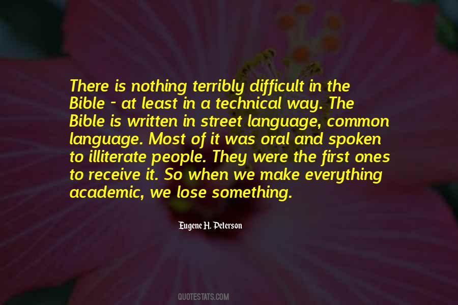 Quotes About Oral Language #68378