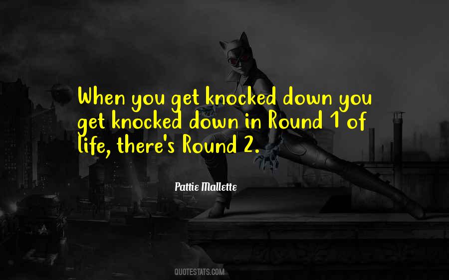 Quotes About Knocked Down #1200874