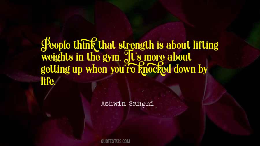 Quotes About Knocked Down #935800