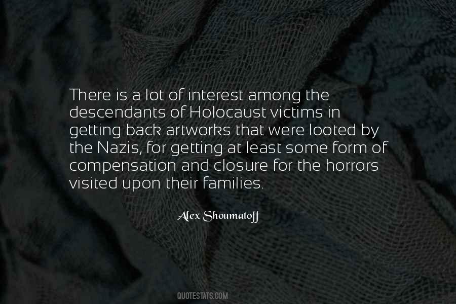 Quotes About Victims Of The Holocaust #254701