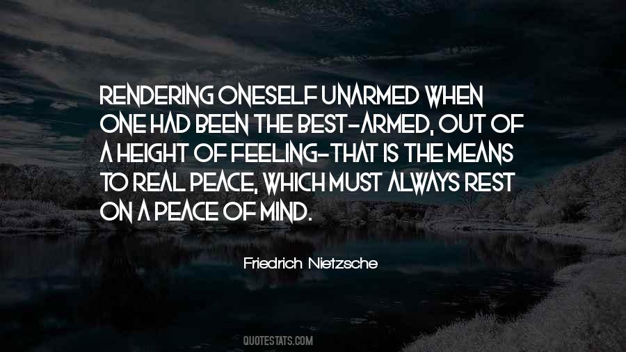 Peace Of Mind Peace Quotes #114642