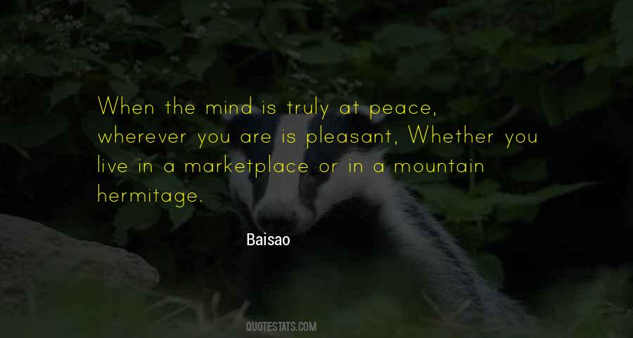 Peace Of Mind Peace Quotes #122455