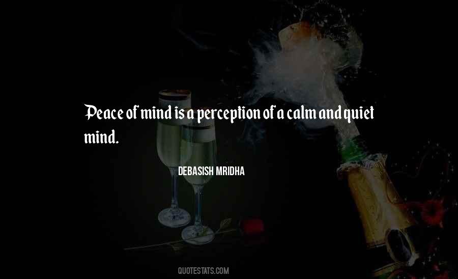 Peace Of Mind Peace Quotes #134996