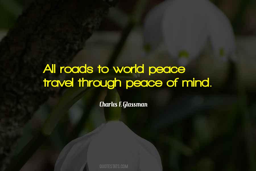 Peace Of Mind Peace Quotes #173861