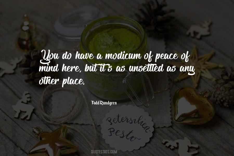 Peace Of Mind Peace Quotes #182156