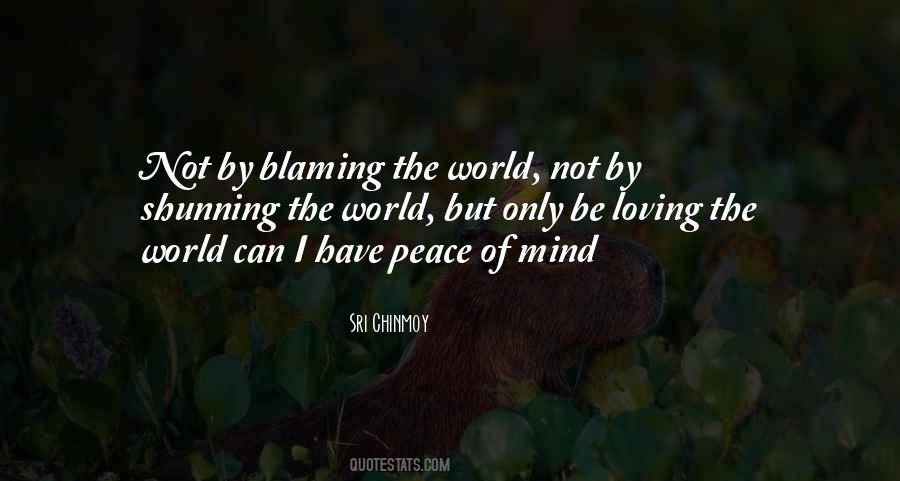 Peace Of Mind Peace Quotes #42876