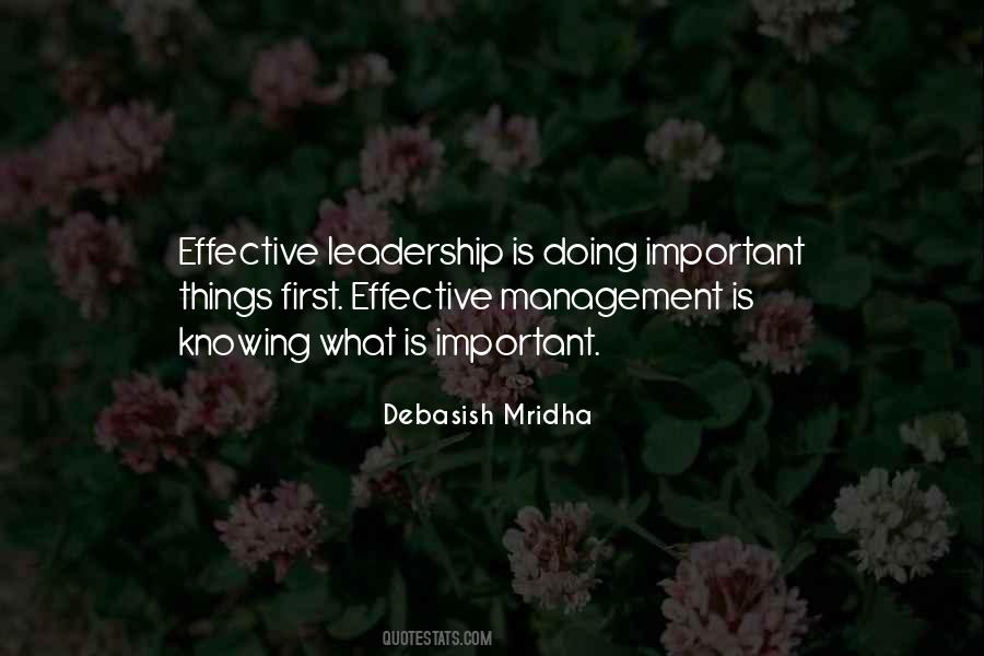 Quotes About Effective Management #1327120