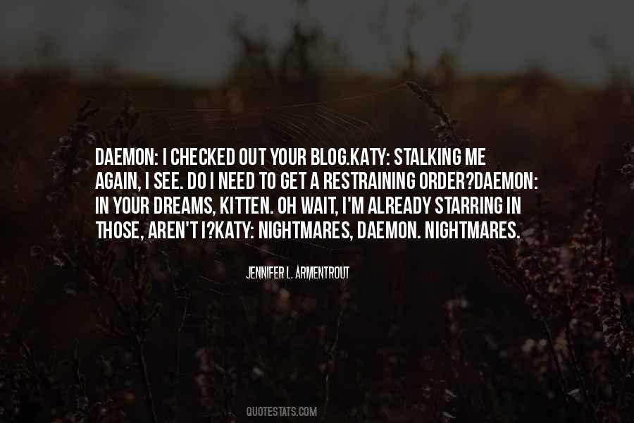 Quotes About Stalking #840111