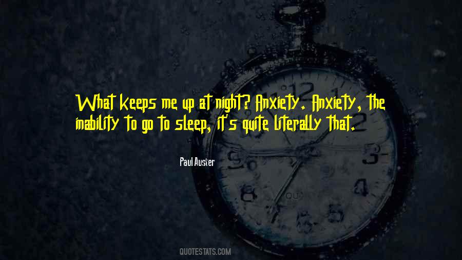 Quotes About Inability To Sleep #1464715