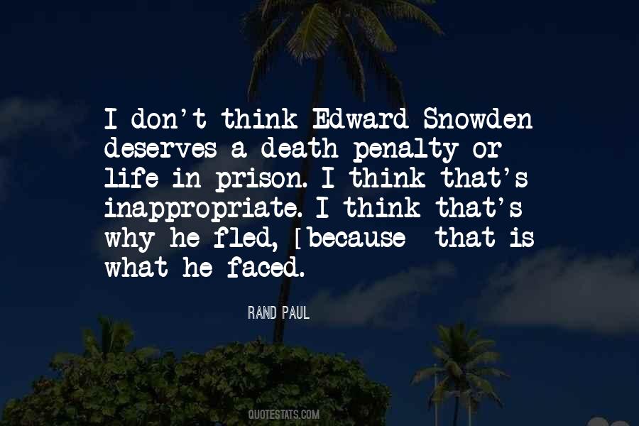 Quotes About Snowden #476719