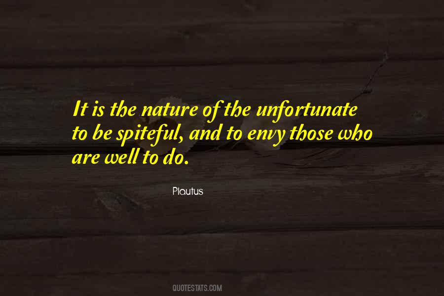 Quotes About The Unfortunate #175869