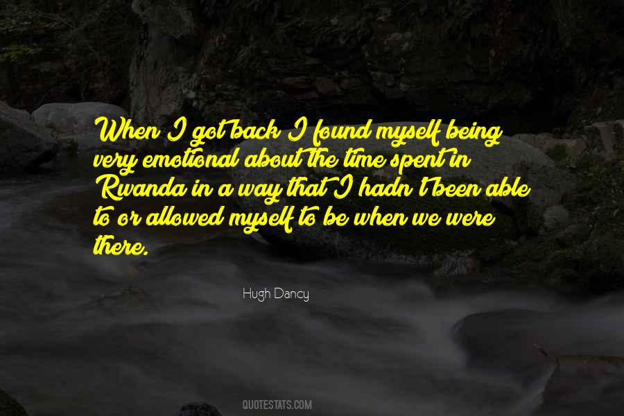 Found Myself Back Quotes #149195