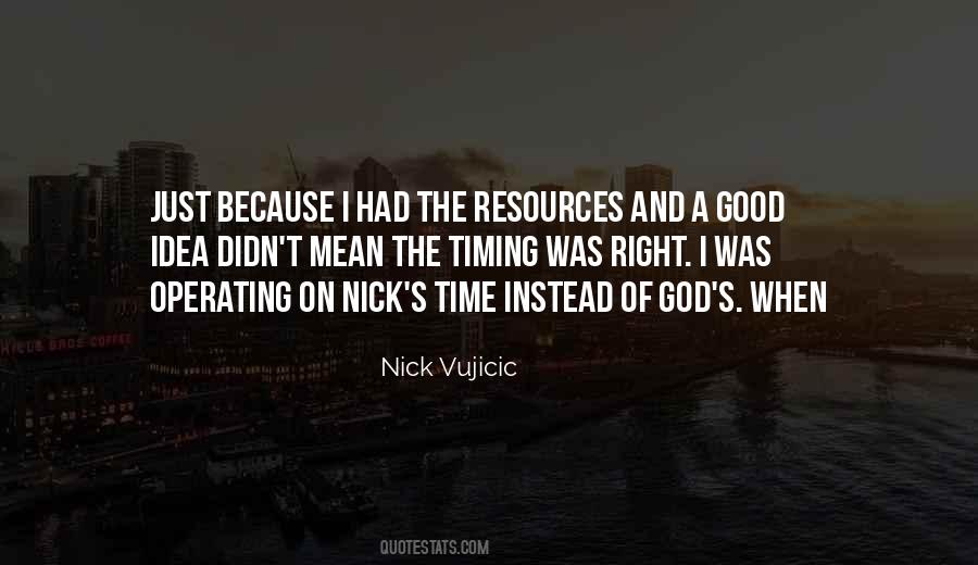 Quotes About God Timing #1011603