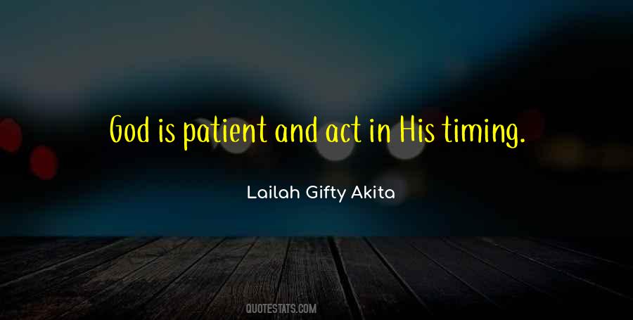 Quotes About God Timing #1463934