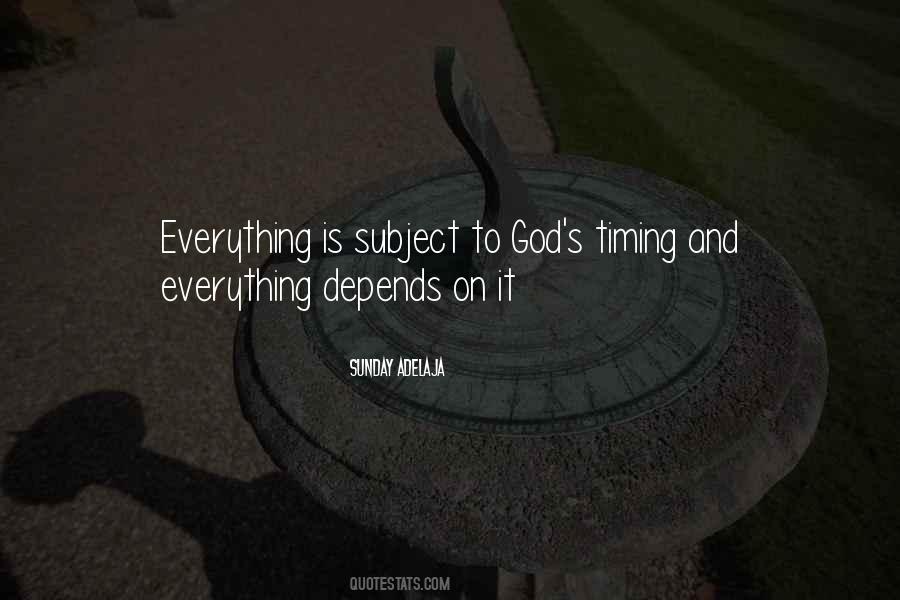 Quotes About God Timing #1490807