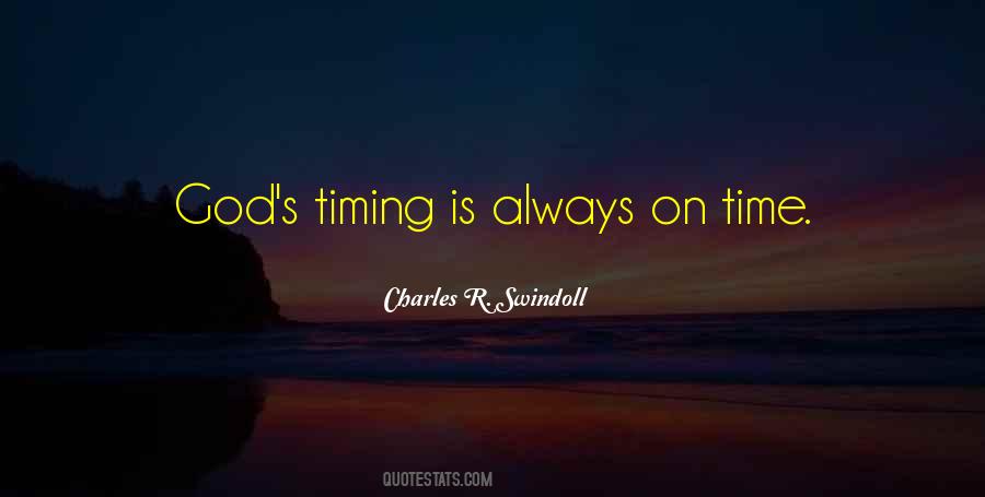 Quotes About God Timing #56424