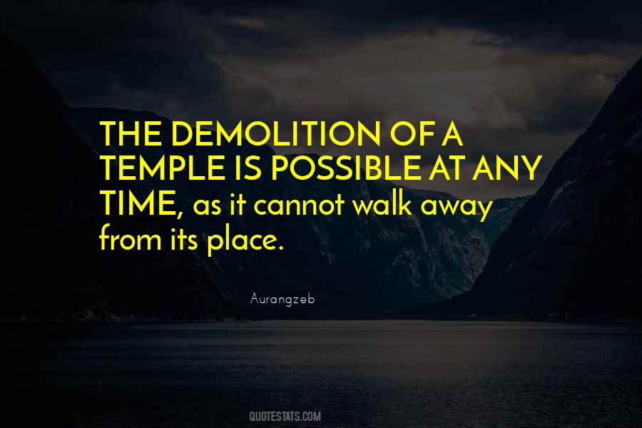 Quotes About Demolition #1030617