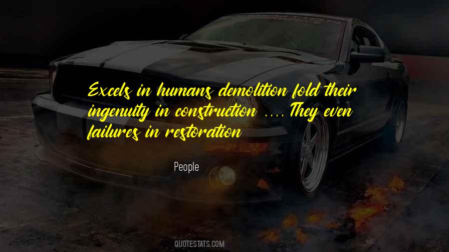 Quotes About Demolition #582413
