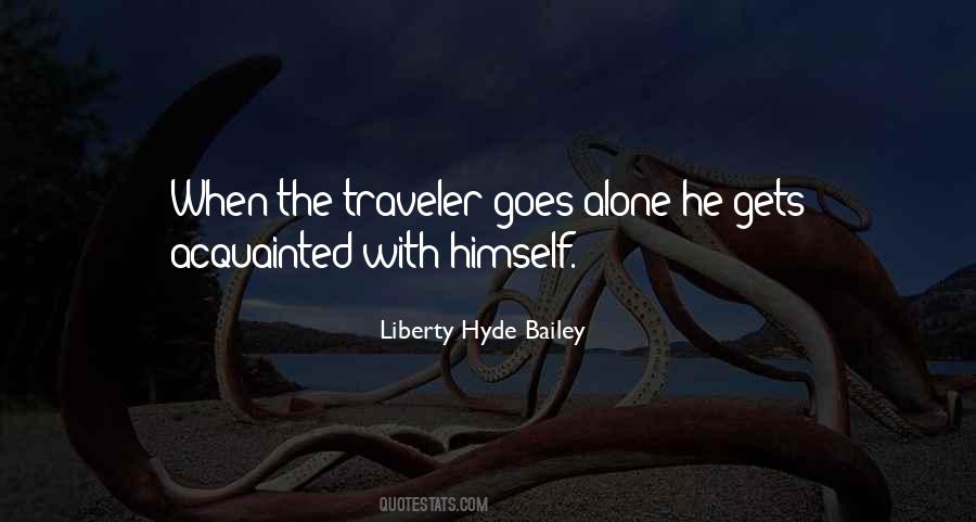 Quotes About Travel Alone #128854