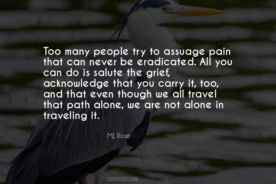 Quotes About Travel Alone #1386794