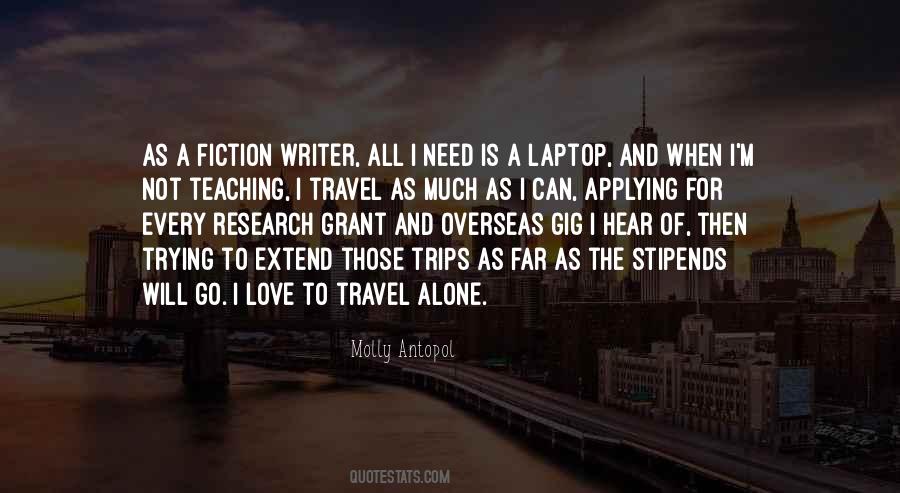 Quotes About Travel Alone #1423268