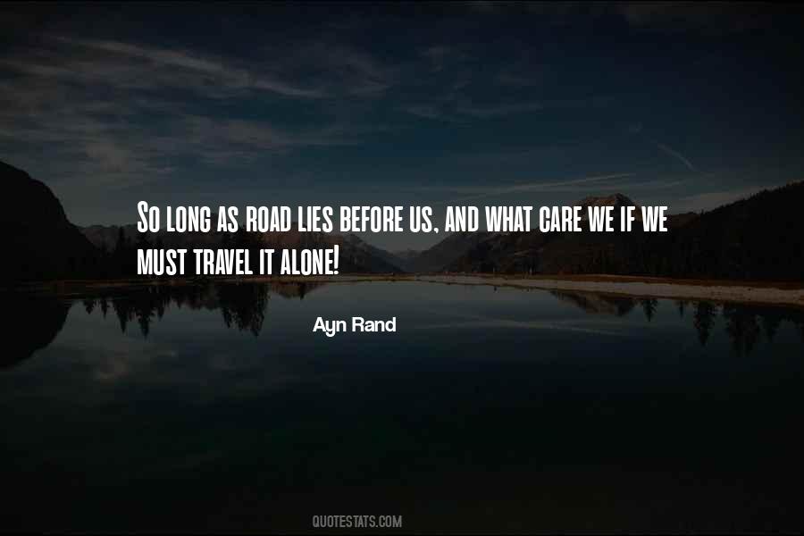 Quotes About Travel Alone #692422