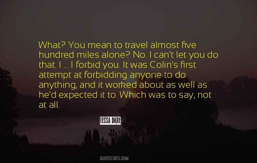 Quotes About Travel Alone #720683
