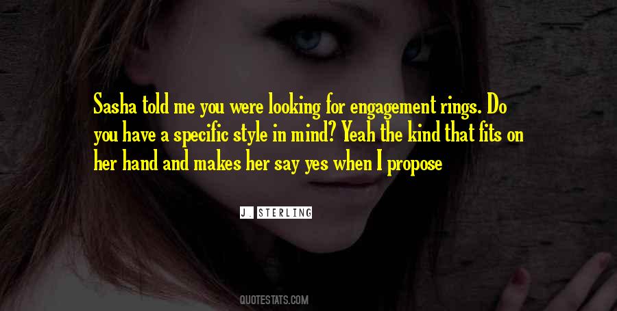 Quotes About Engagement Rings #1666333