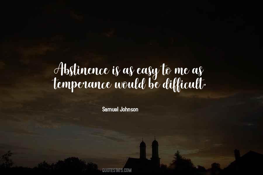 Quotes About Abstinence #138822