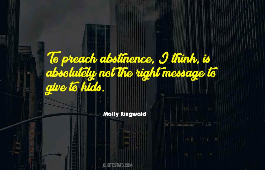 Quotes About Abstinence #977489