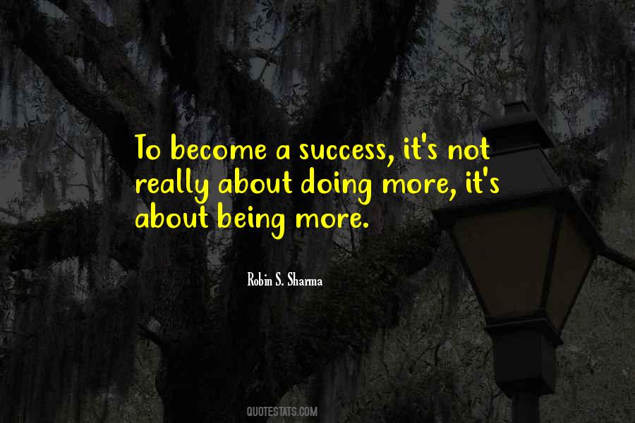 Become A Success Quotes #426734