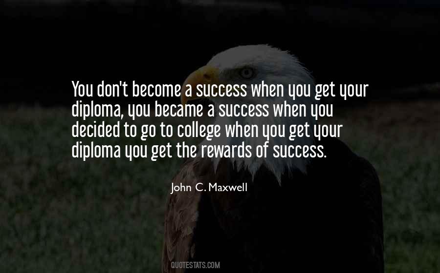 Become A Success Quotes #911091