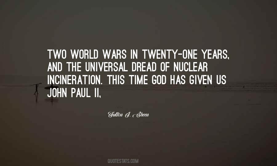 Quotes About World Wars #1222858