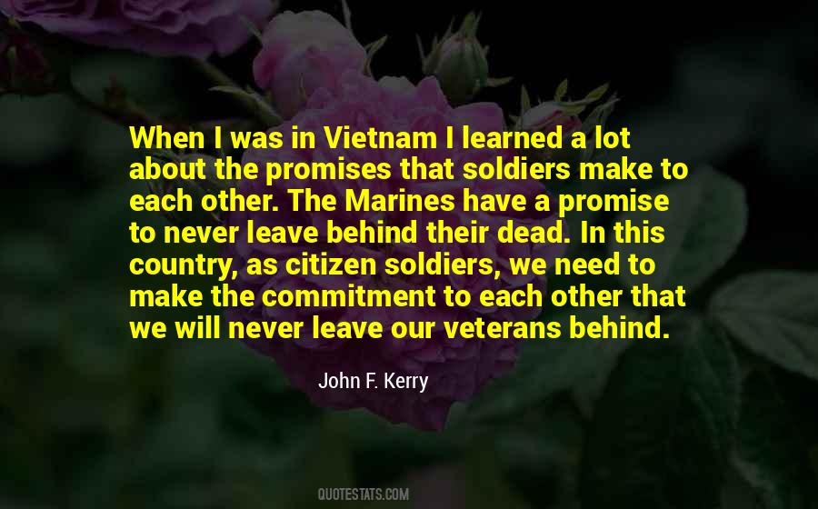 Quotes About Soldiers In Vietnam #356323