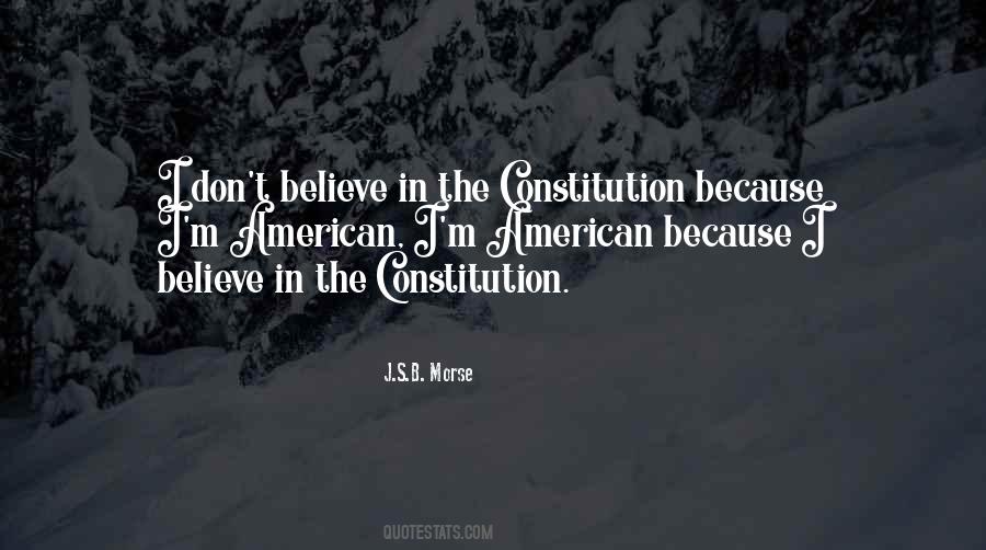Quotes About The American Constitution #1558591