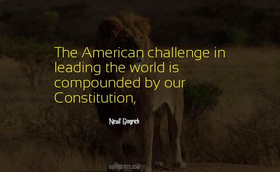 Quotes About The American Constitution #878980