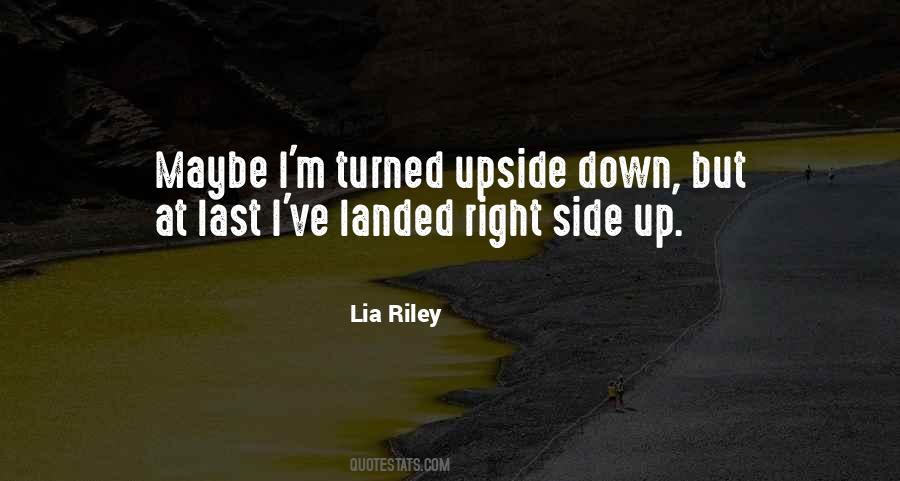 Turned Upside Down Quotes #585252