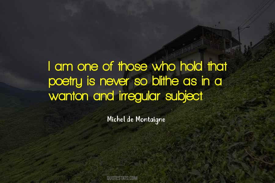 De Montaigne Quotes #120645