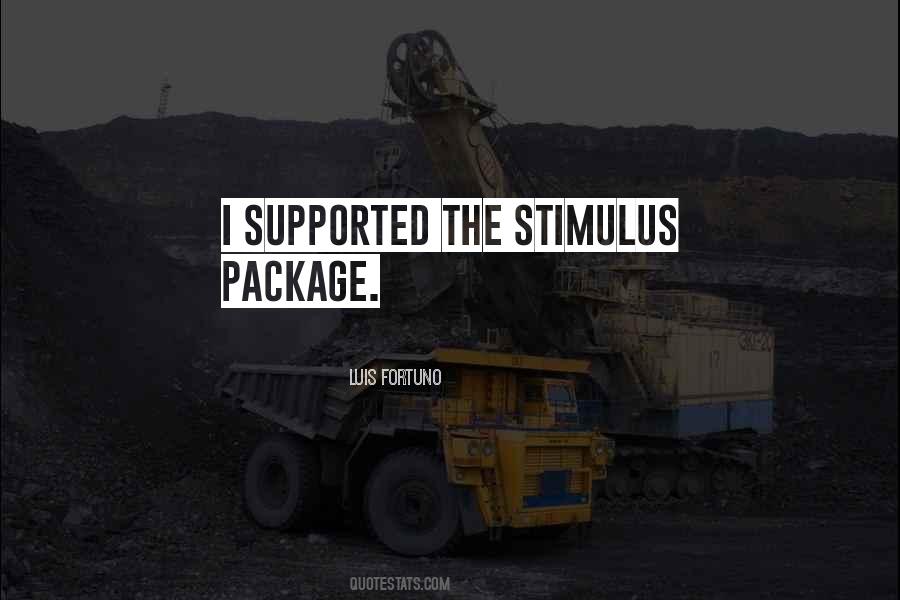 Quotes About The Stimulus Package #629375