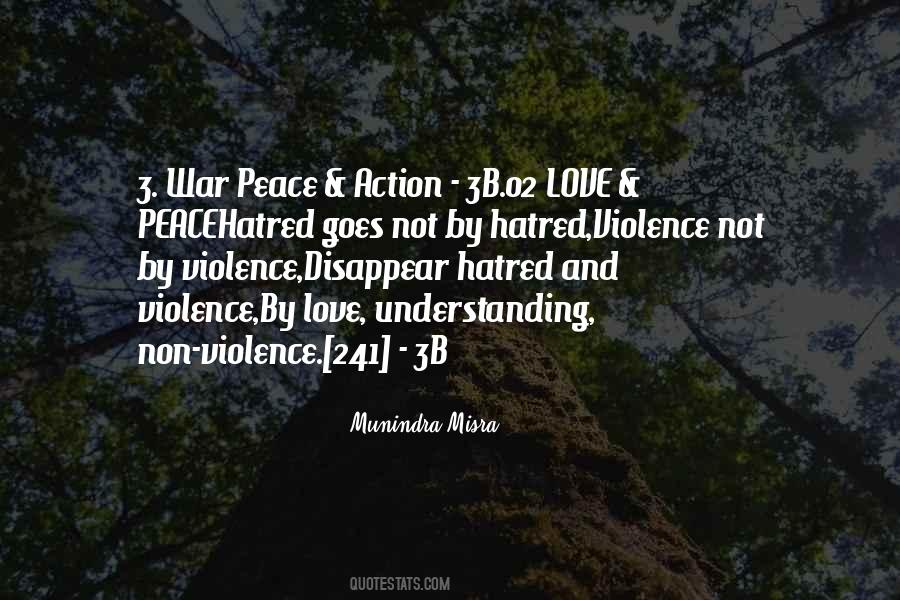 Quotes About Peace Love And Understanding #1840278