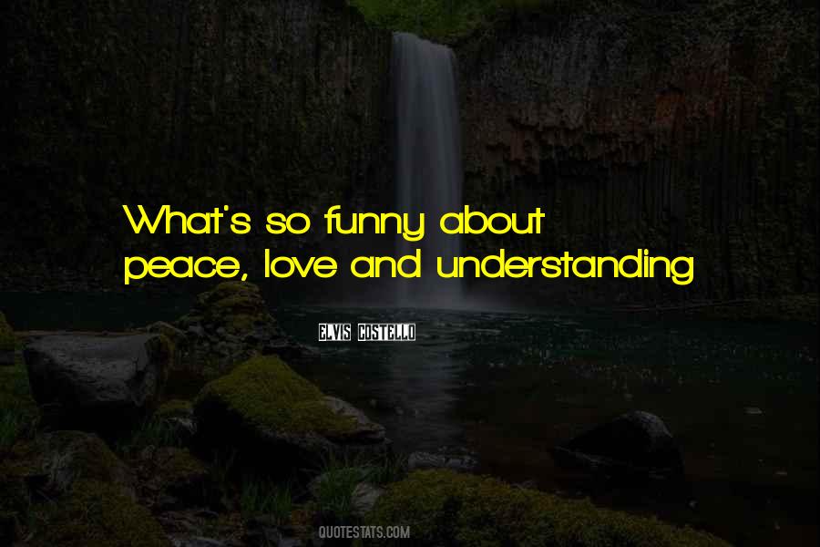 Quotes About Peace Love And Understanding #663399