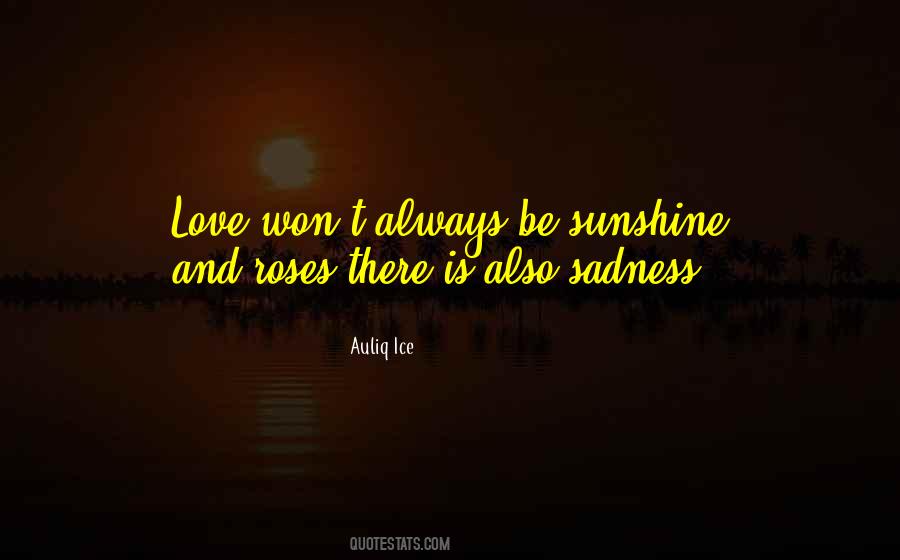 Quotes About Sadness Love #185879