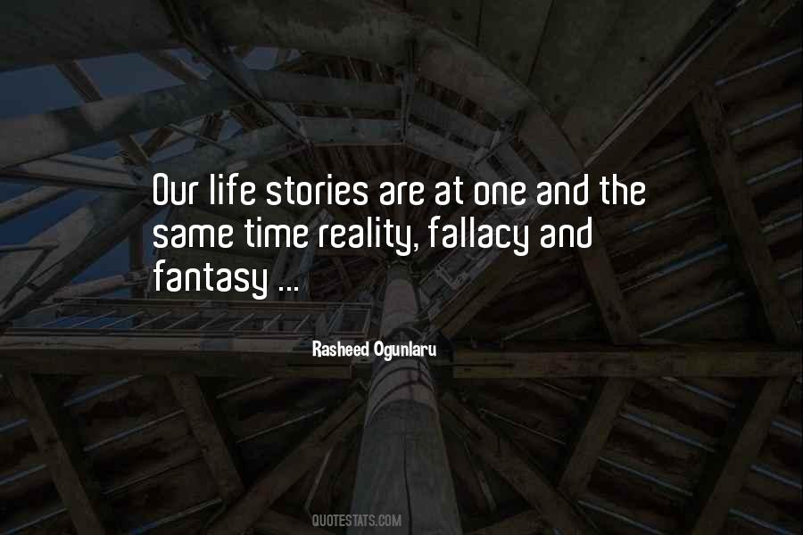 Quotes About Fantasy Stories #1286865