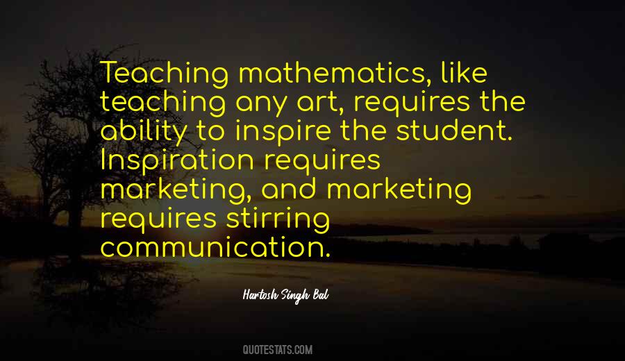 Quotes About Mathematics Teaching #242757
