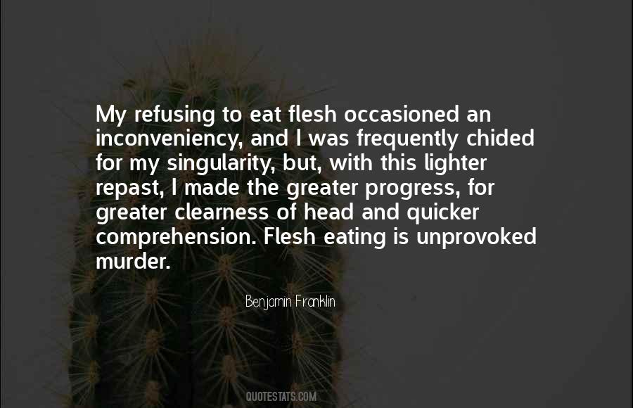 Quotes About Eating Flesh #543149