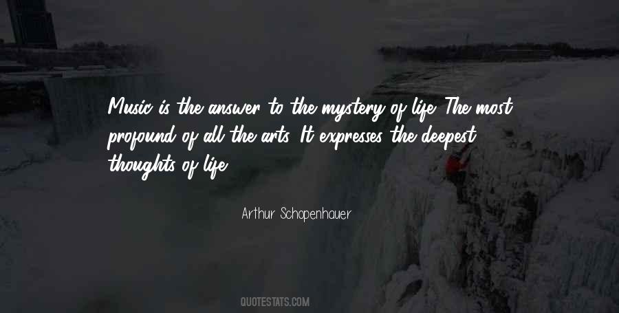 Quotes About Mystery Of Life #1856794